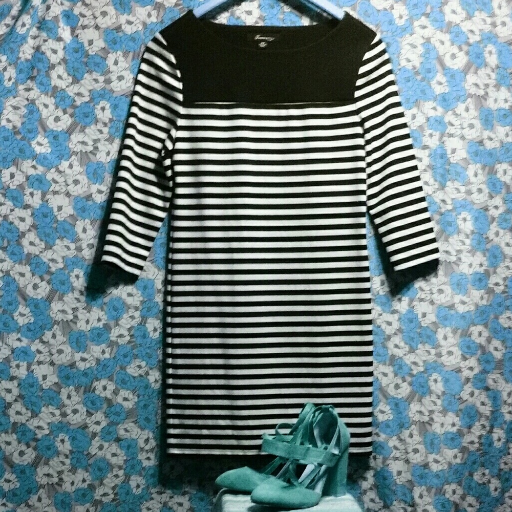 Forever 21 Black and white Striped dress